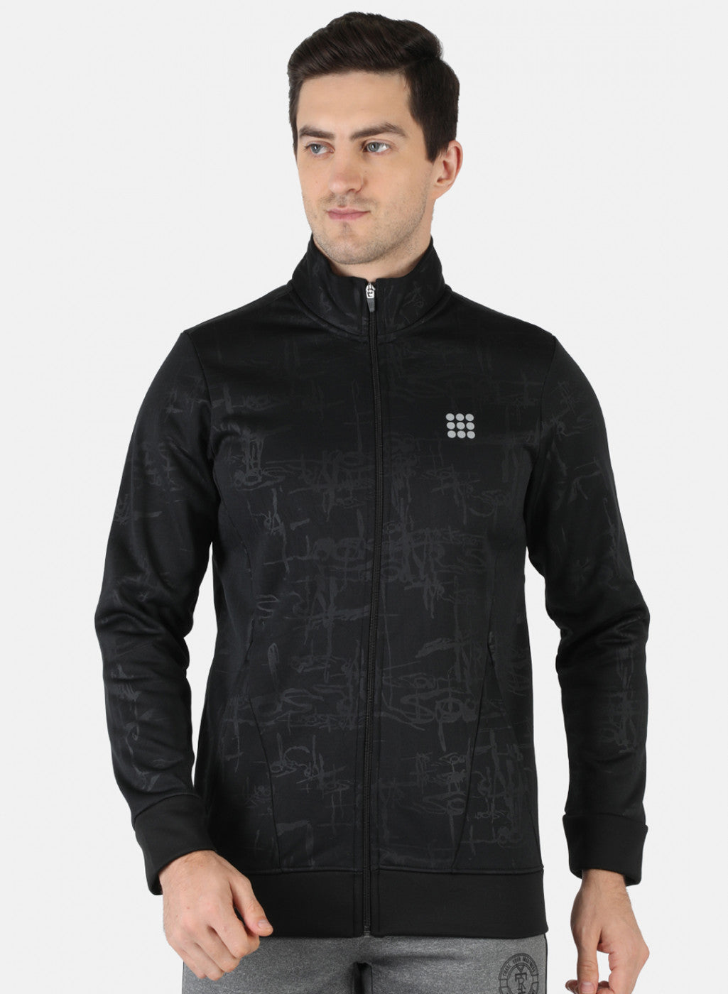 Rock.it Men Black Printed Sweatshirt