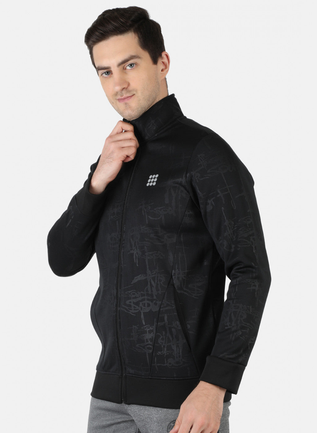 Rock.it Men Black Printed Sweatshirt