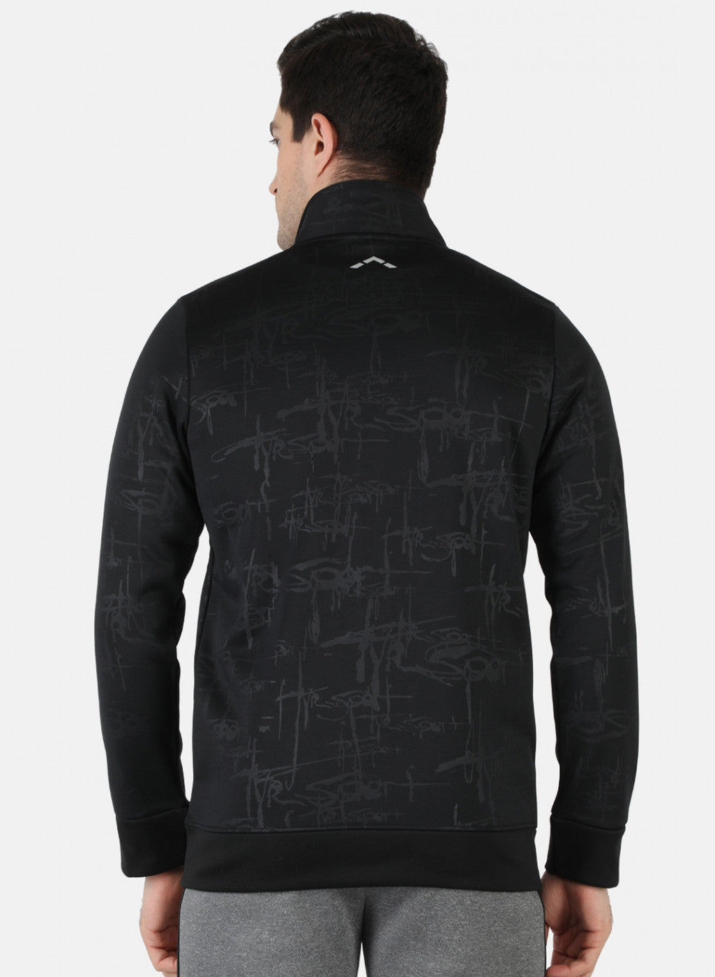 Rock.it Men Black Printed Sweatshirt