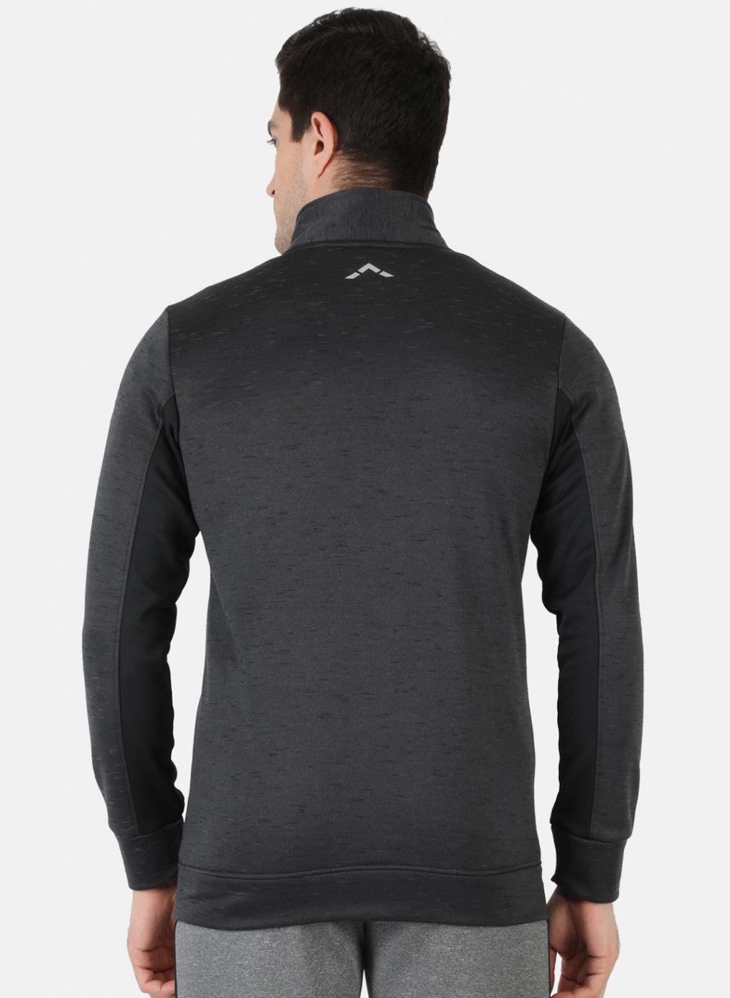 Rock.it Men Grey Solid Sweatshirt