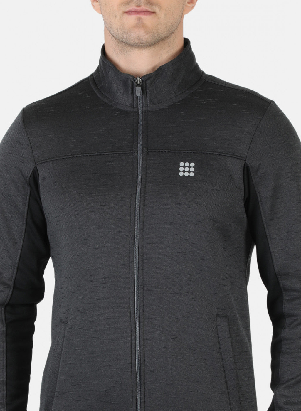 Rock.it Men Grey Solid Sweatshirt