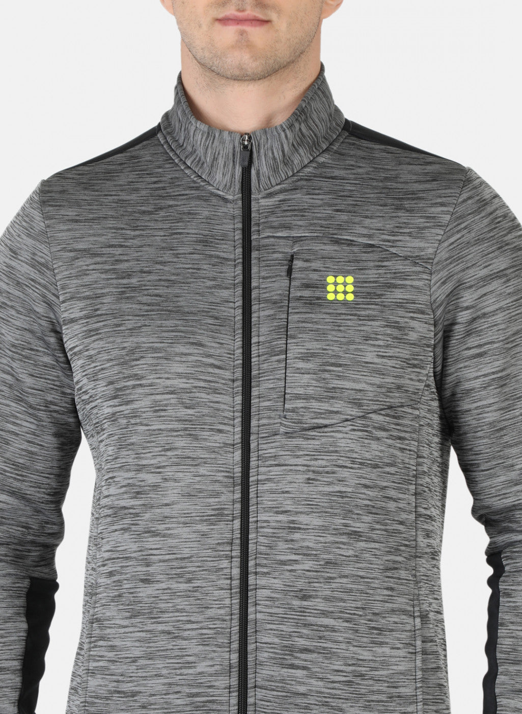 Rock.it Men Grey Solid Sweatshirt