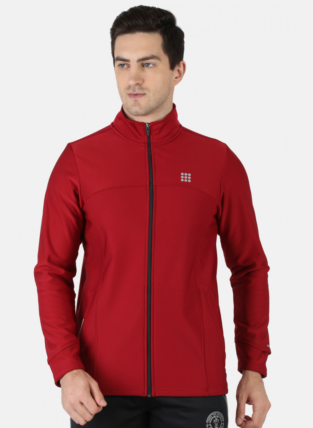 Rock.it Maroon Regular Fit Full Sleeve Collar Neck Sweatshirt