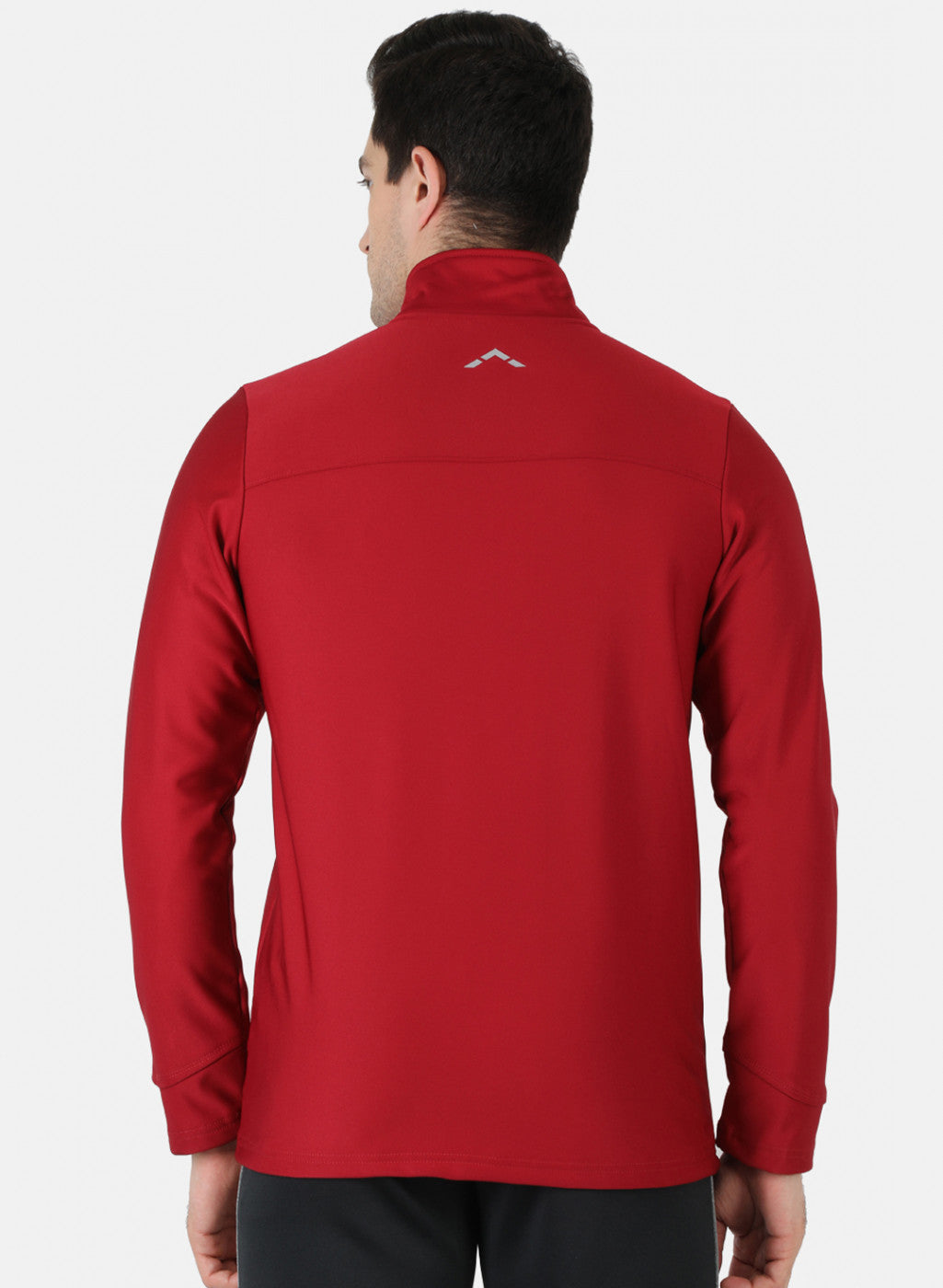 Rock.it Maroon Regular Fit Full Sleeve Collar Neck Sweatshirt