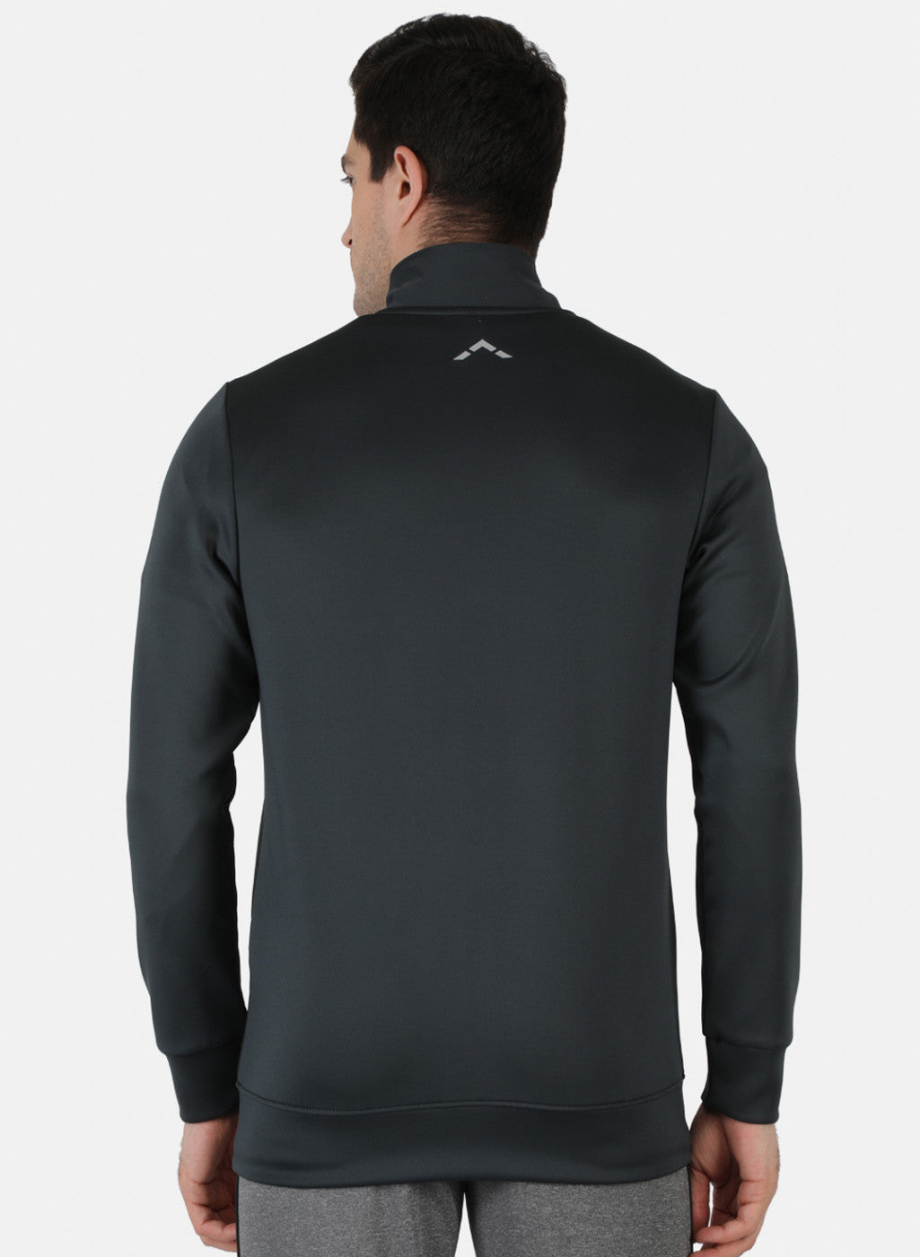 Rock.it Men Grey Solid Sweatshirt