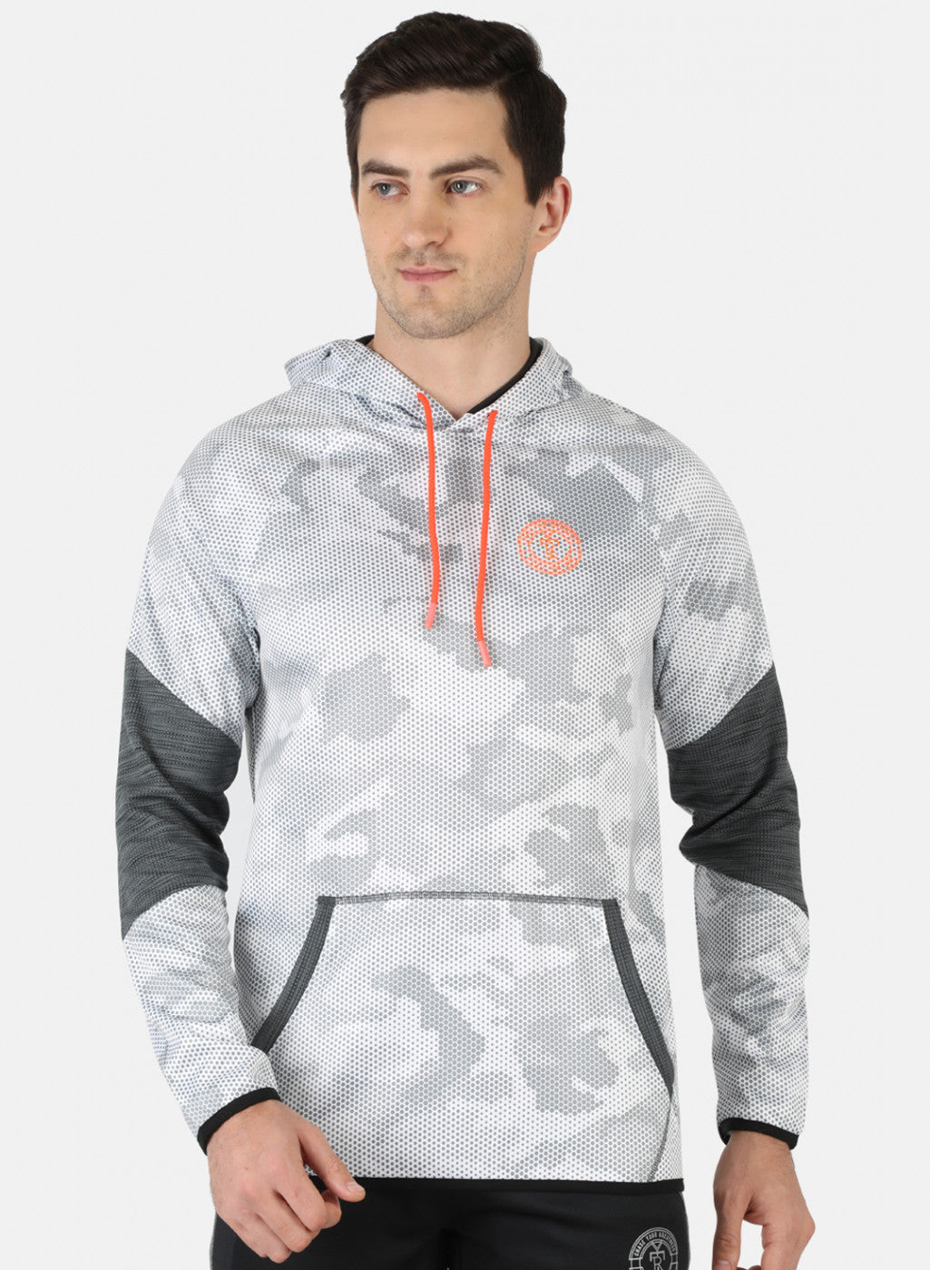 Rock.it Men White Printed Sweatshirt