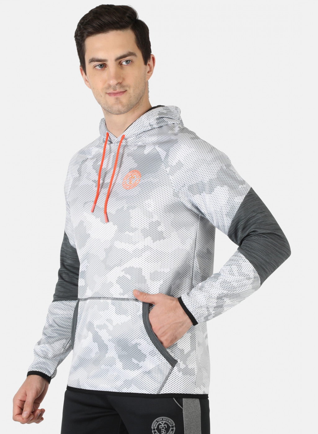Rock.it Men White Printed Sweatshirt