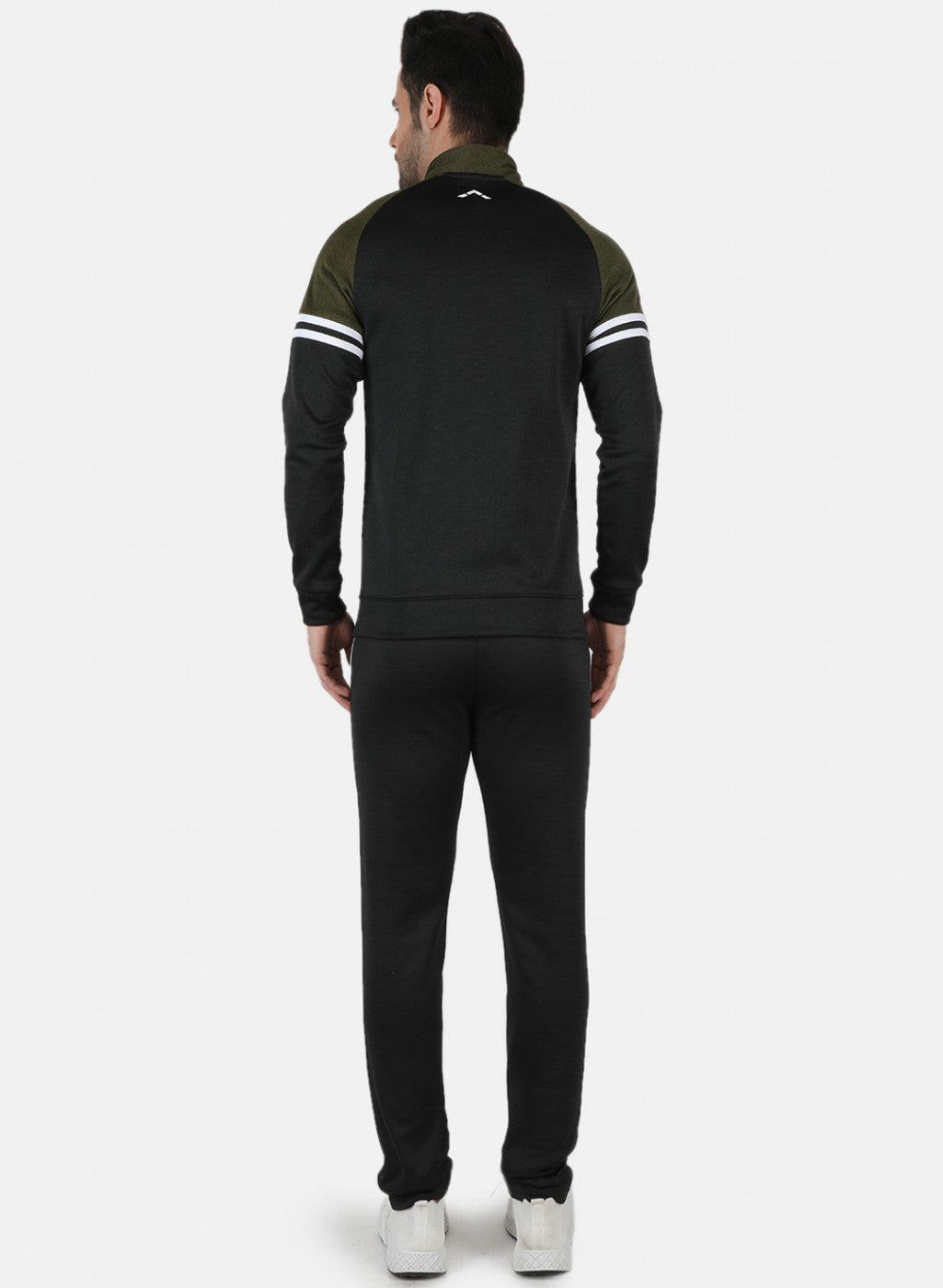 Rock.it Olive Regular Fit Full Sleeve Collar Neck Tracksuit