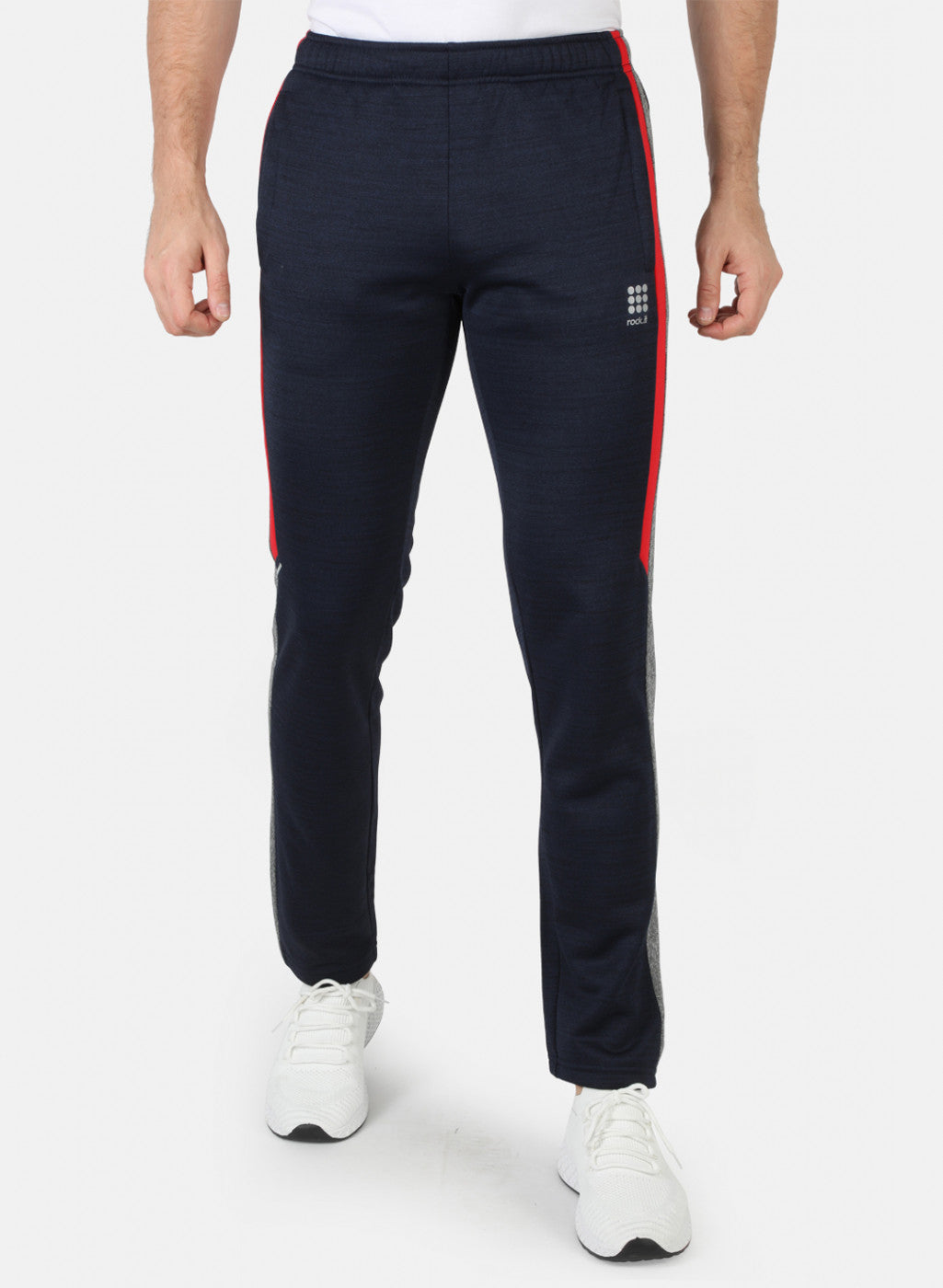 Rock.it Men Navy Blue Solid Lower