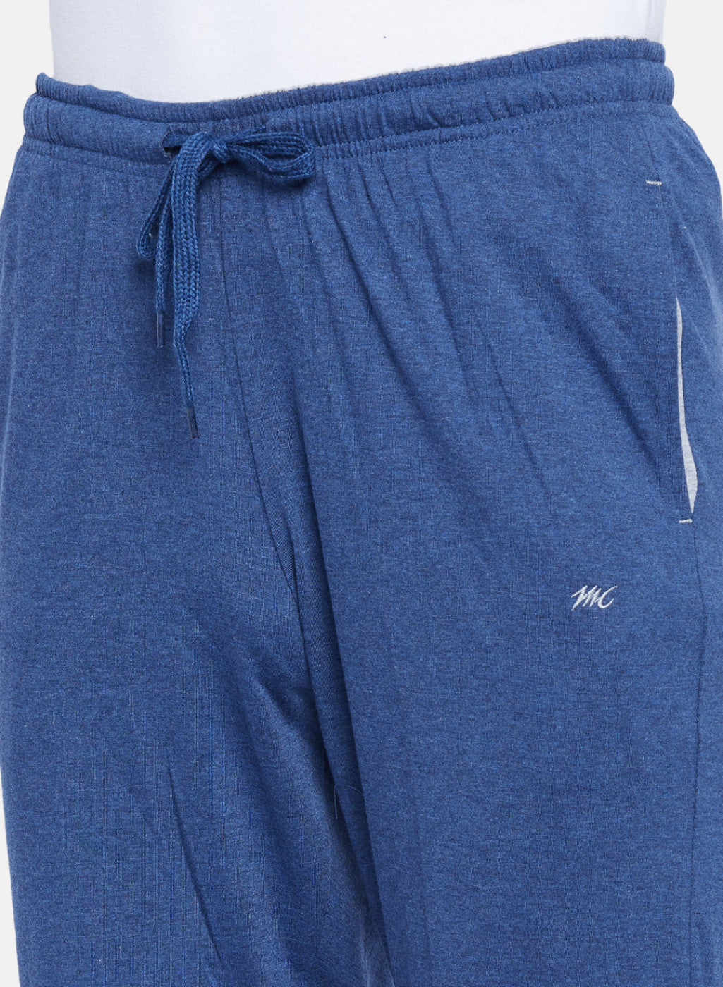 Mens NAvy Blue Plain Capri