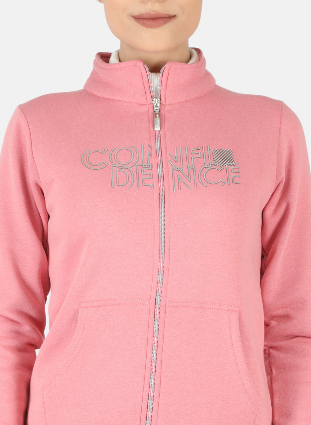 Women Pink Printed Sweatshirt