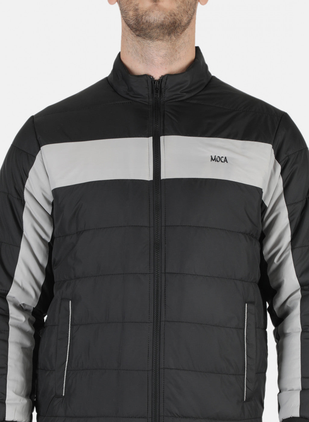 Men Black Solid Jacket