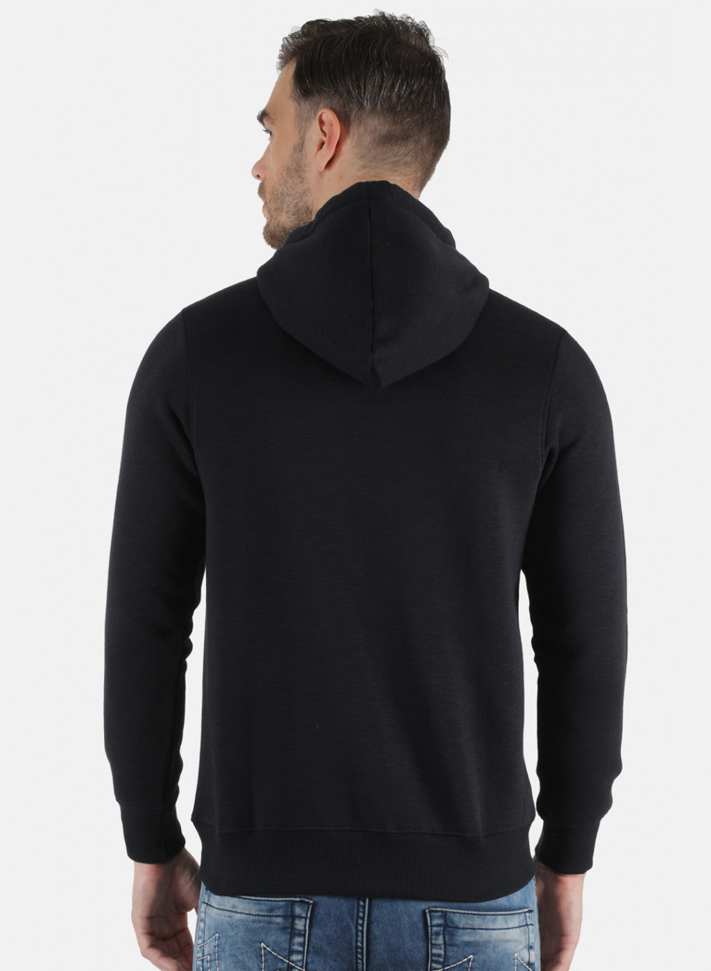 Men NAvy Blue Printed Sweatshirt
