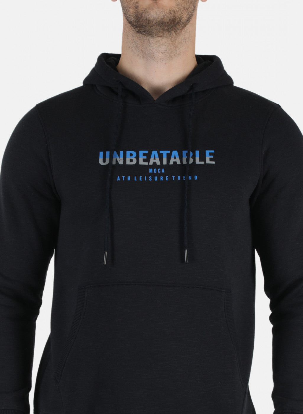 Men NAvy Blue Printed Sweatshirt