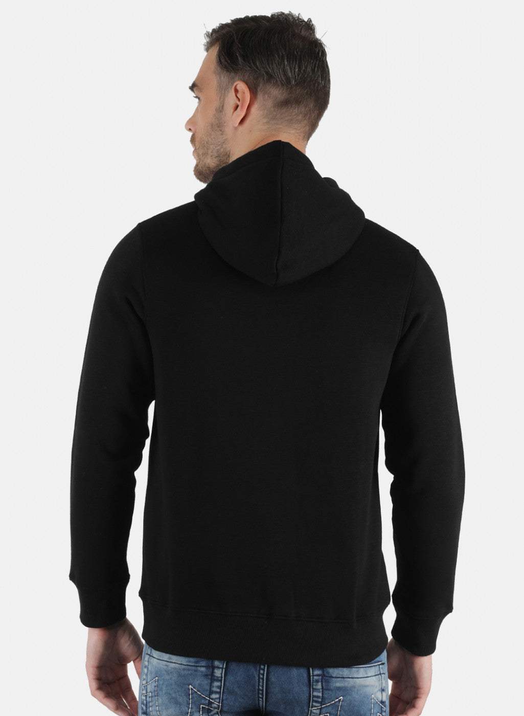 Men Black Printed Sweatshirt