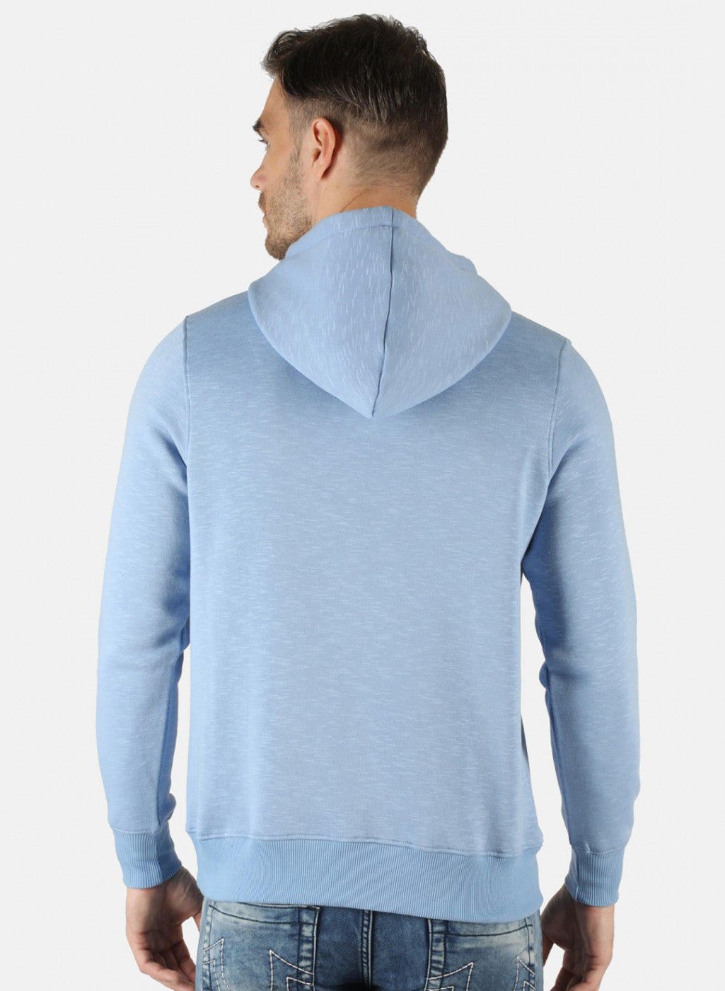 Men Blue Printed Sweatshirt