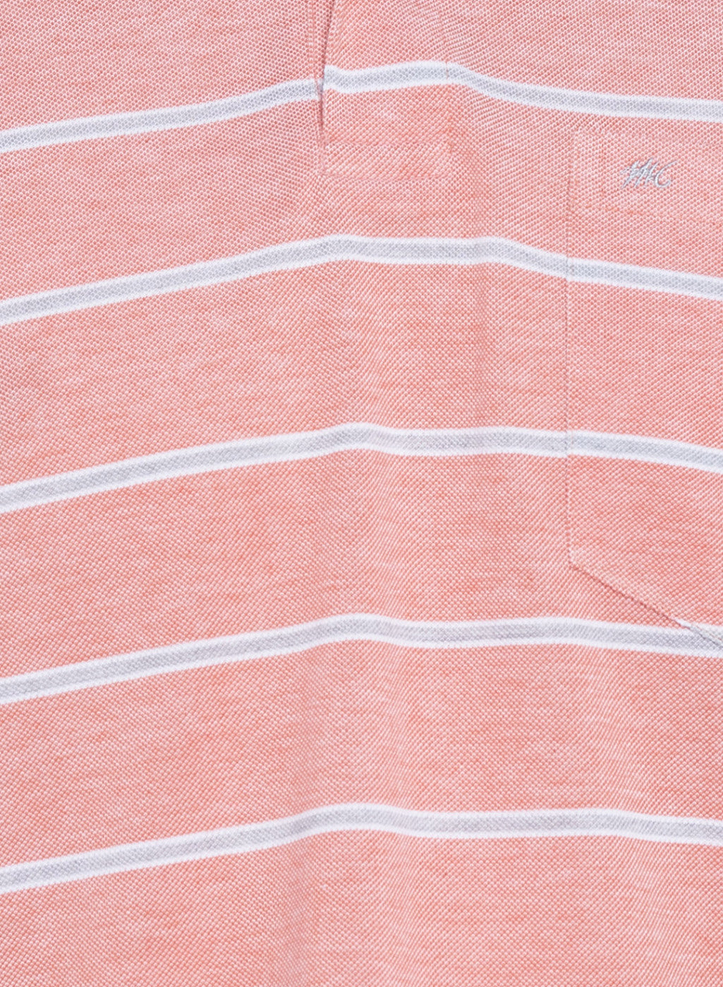 Mens Orange Mixture Stripe T-Shirt