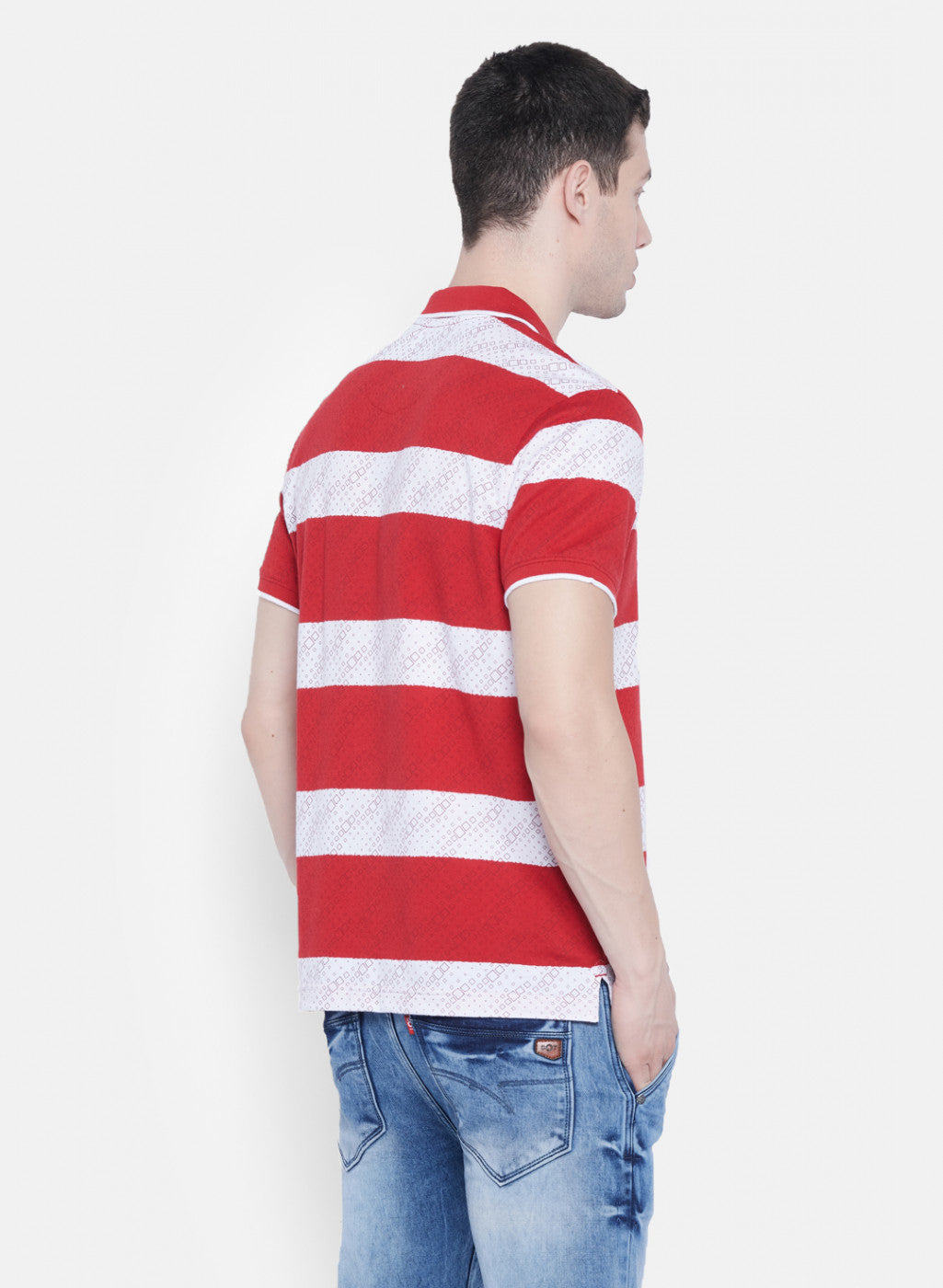 Mens Red Stripe T-Shirt