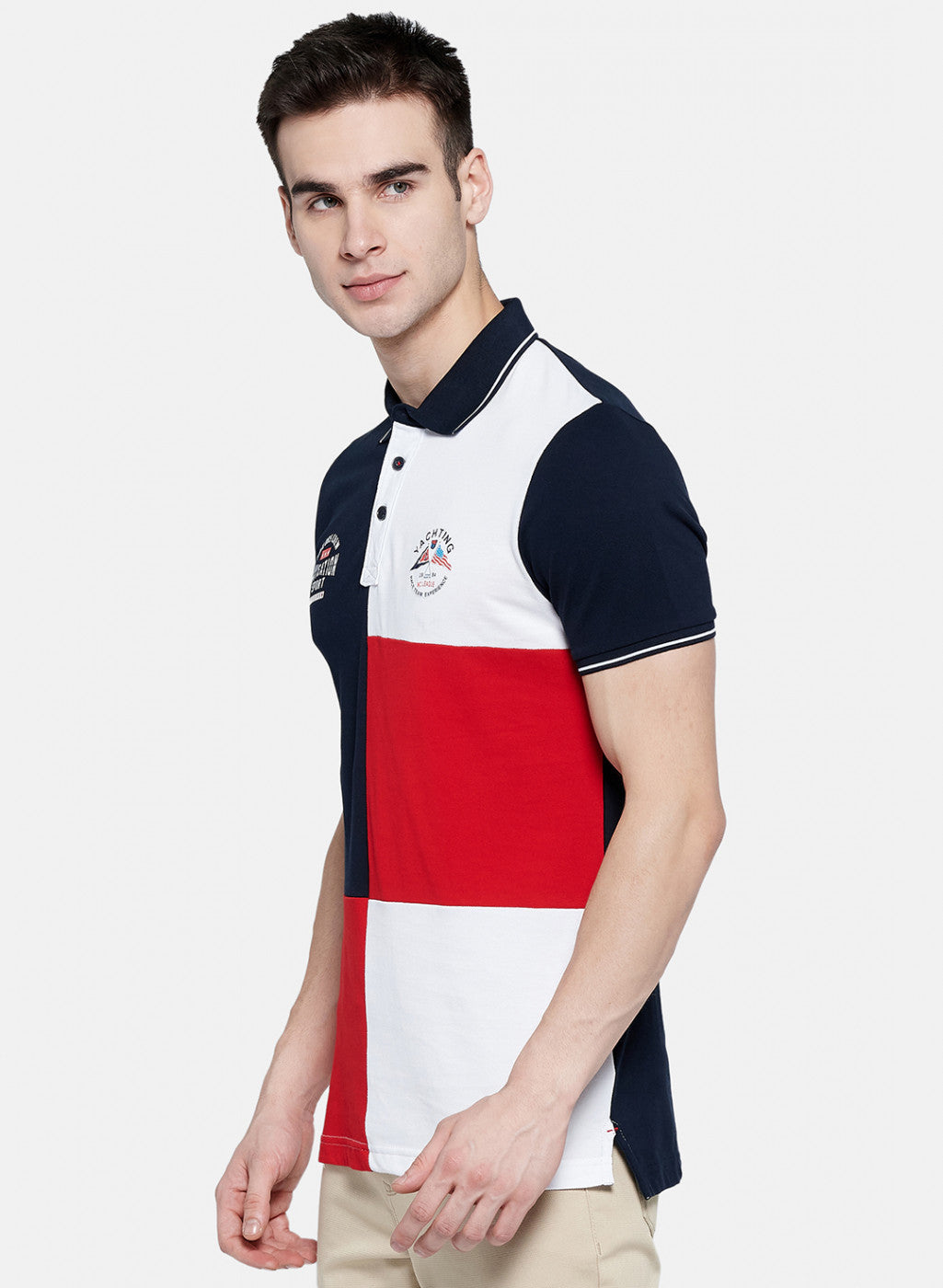 Mens NAvy Blue Plain T-Shirt