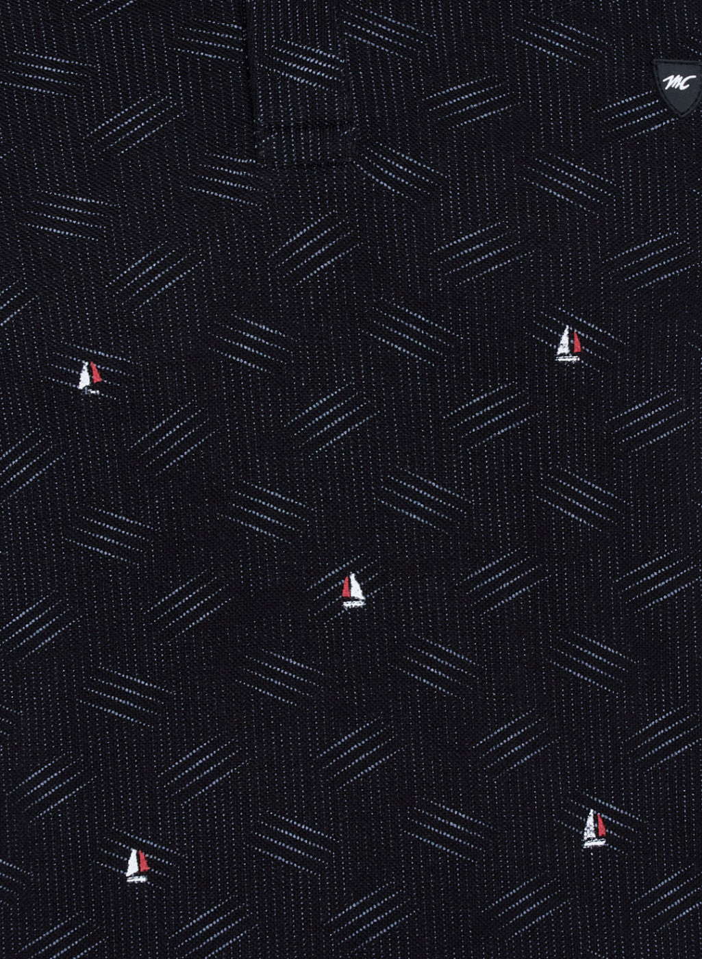 Mens Black Printed T-Shirt