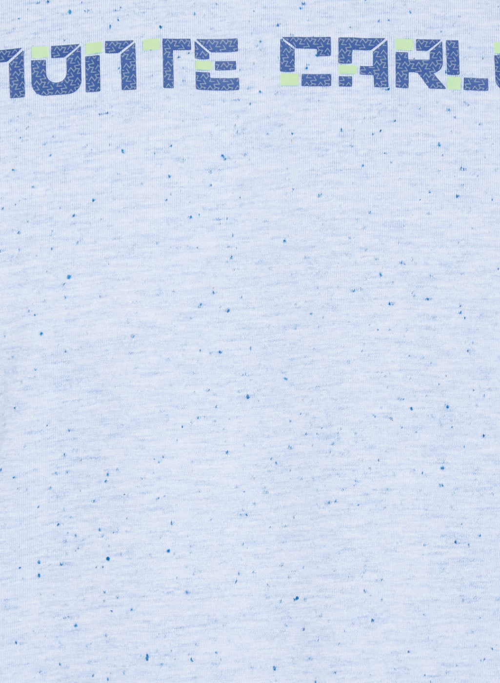 Mens Sky Blue Printed T-Shirt