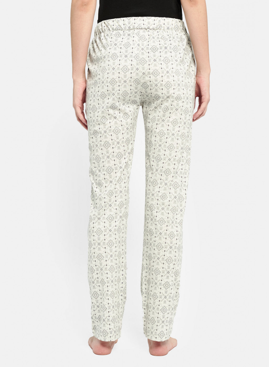 Womens Grey Regular Fit Lower