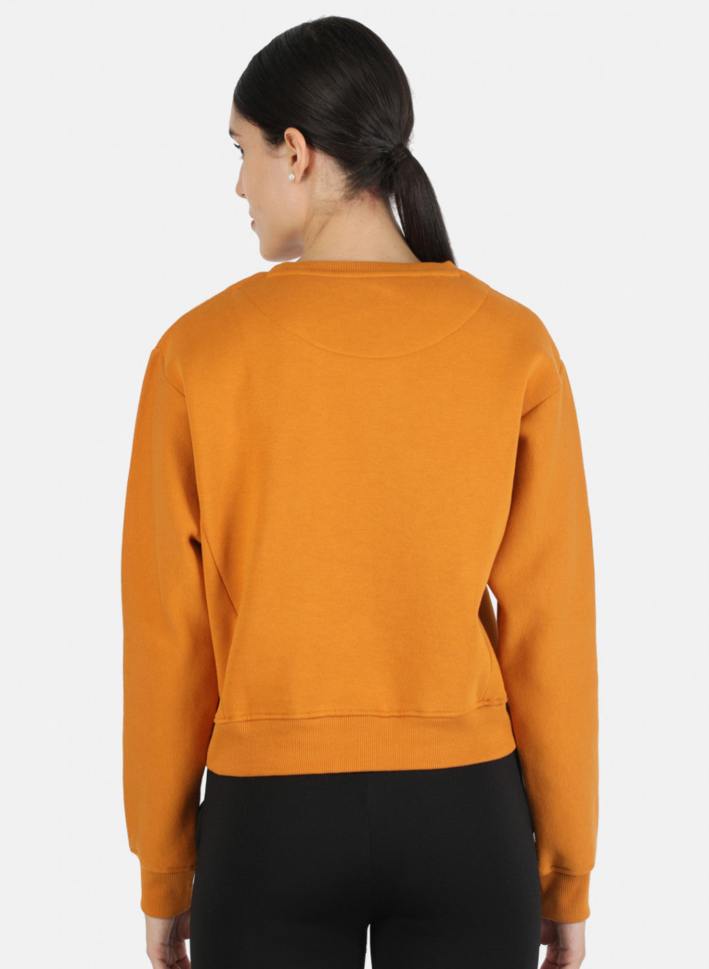 Women Brown Embroidered Sweatshirt