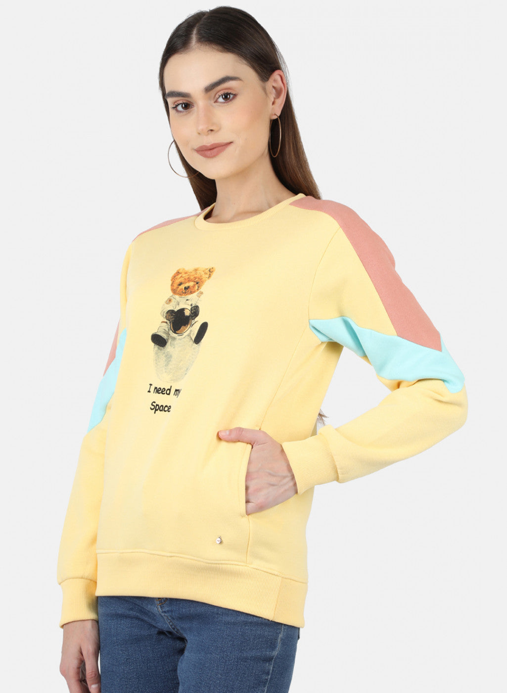 Women Multi Color Printed Sweatshirt