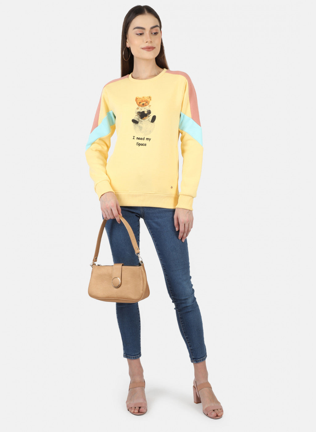 Women Multi Color Printed Sweatshirt