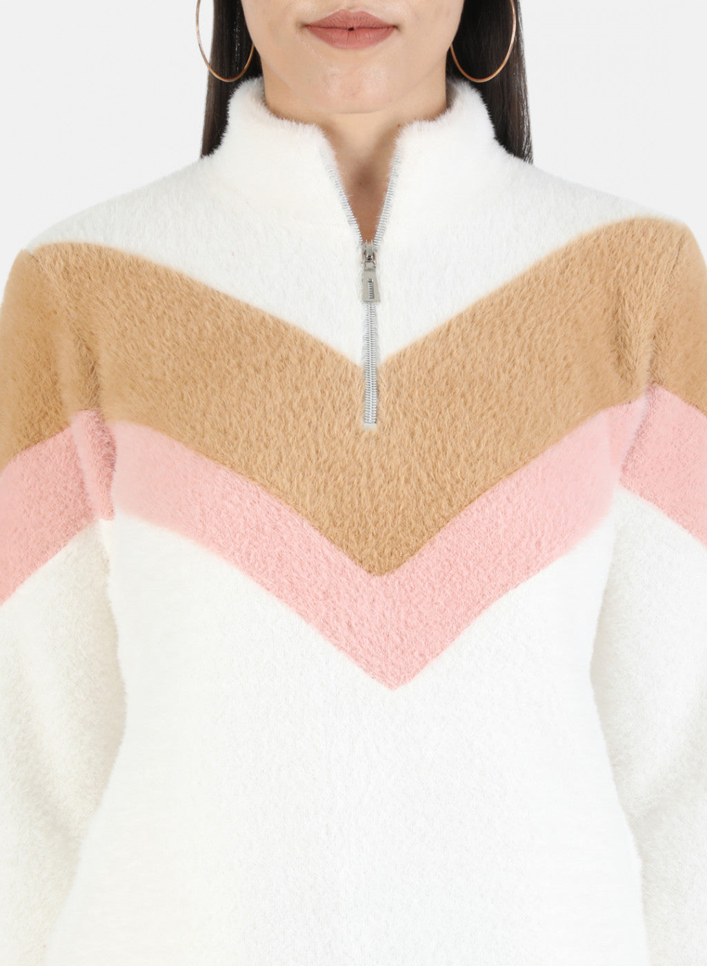 Women Multi Color Solid Sweatshirt