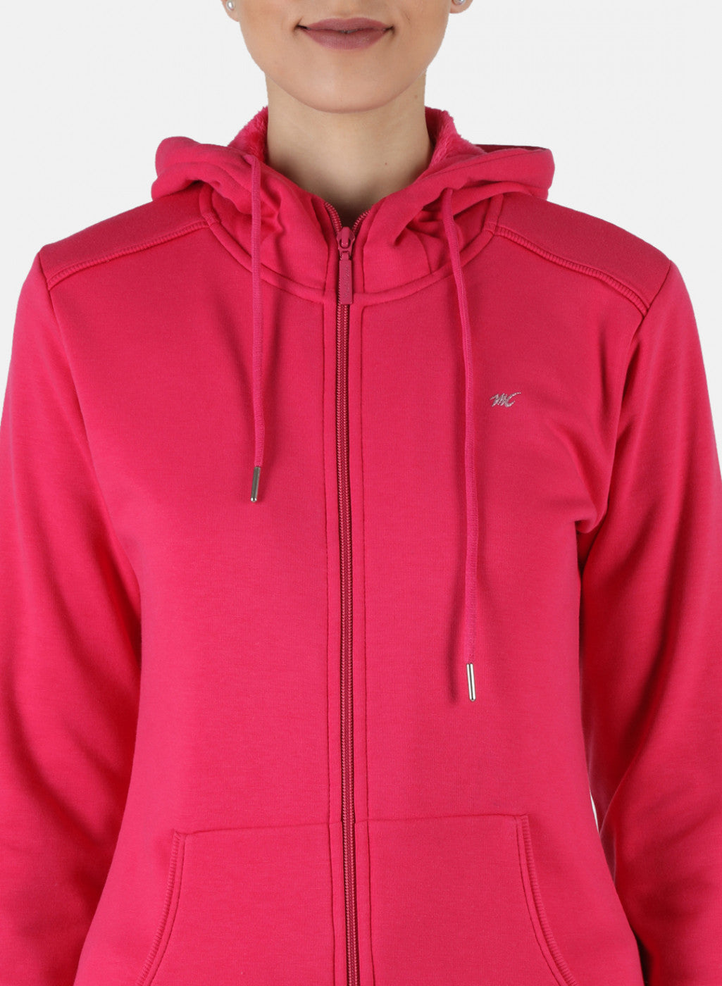 Women Pink Solid Tracksuit