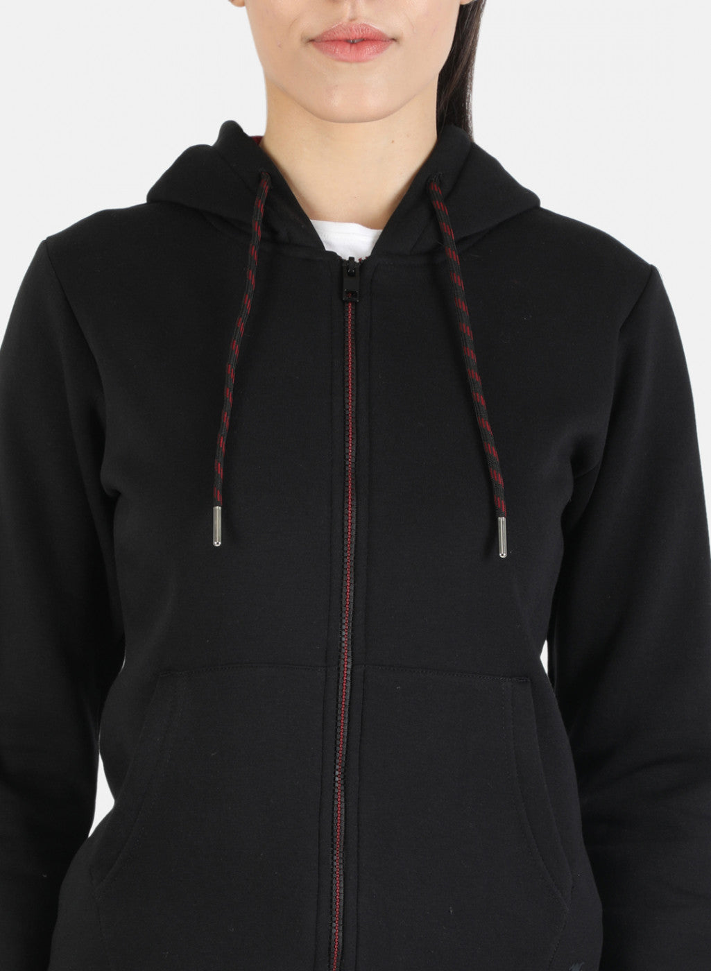 Women Black Solid Tracksuit