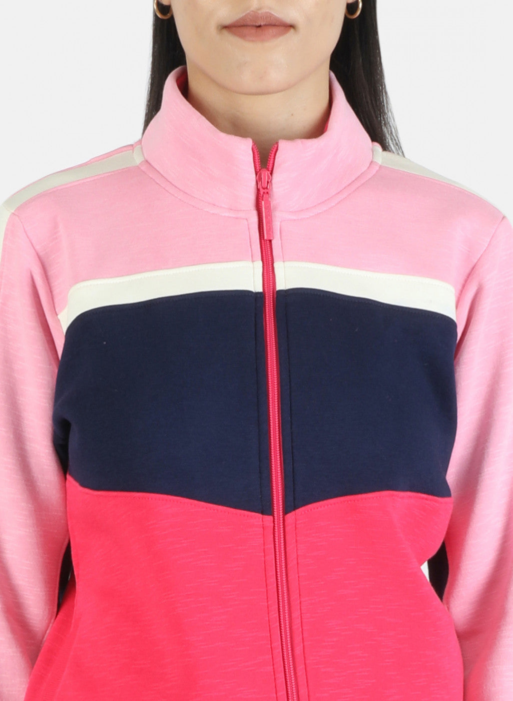 Women Pink Solid Tracksuit