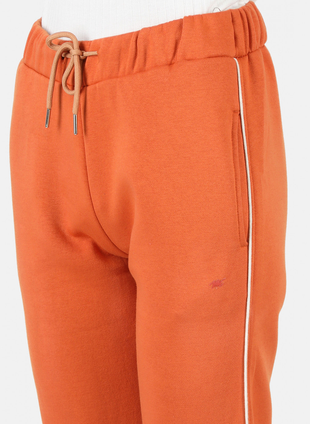Women Orange Solid Tracksuit