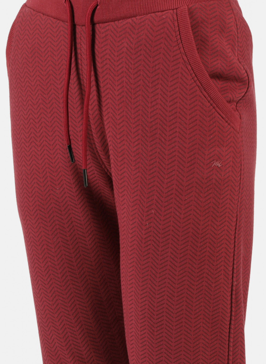 Women Red Printed Winter Lower