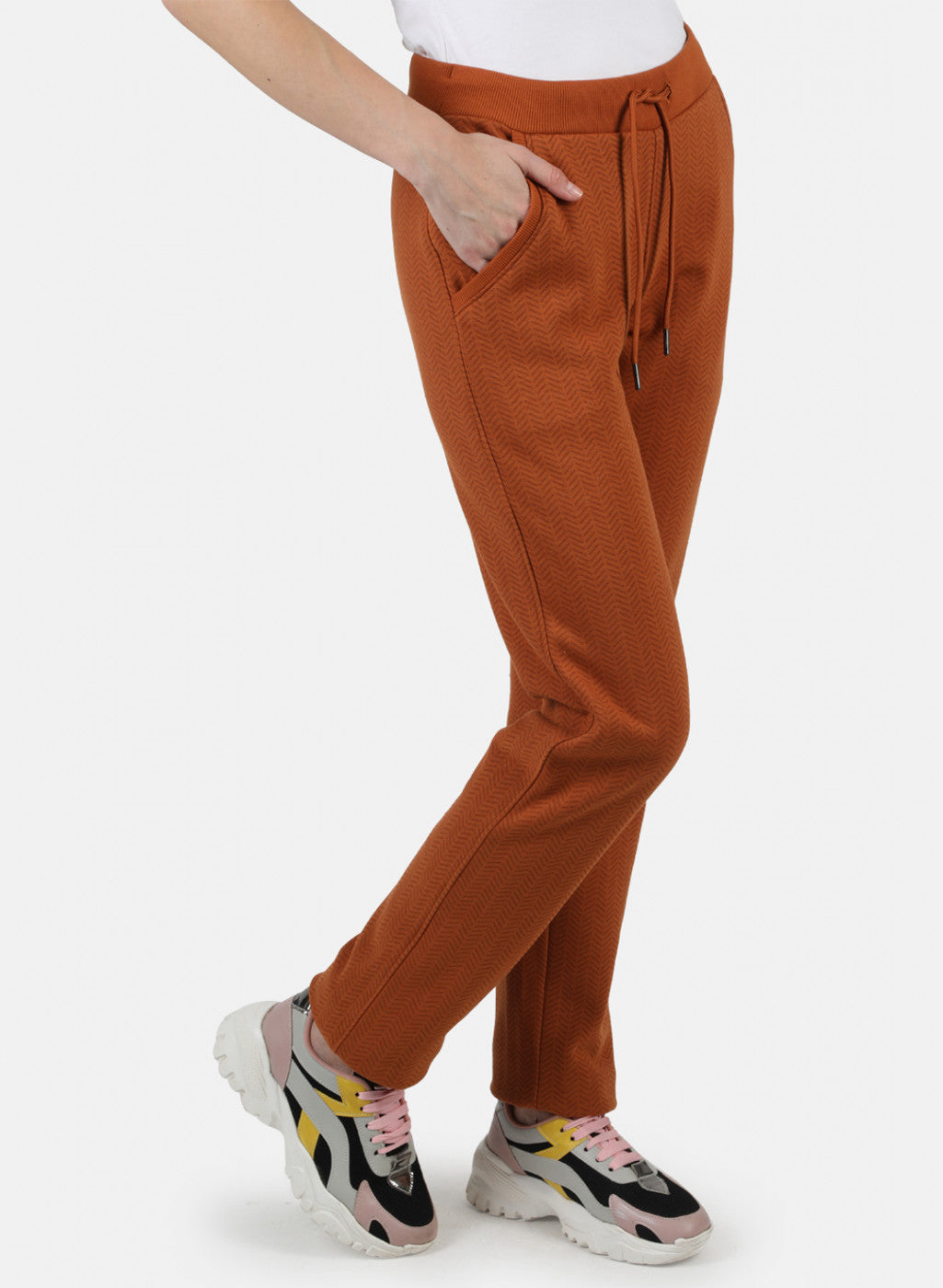 Women Brown Printed Winter Lower