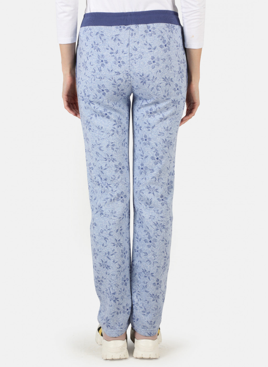 Women Blue Printed Winter Lower