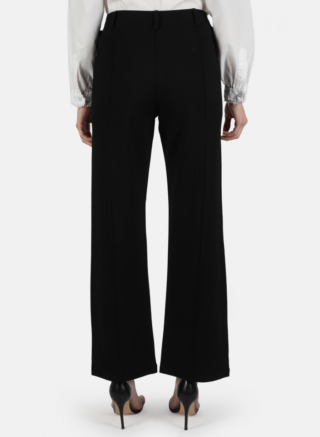 Women Black Solid Jegging