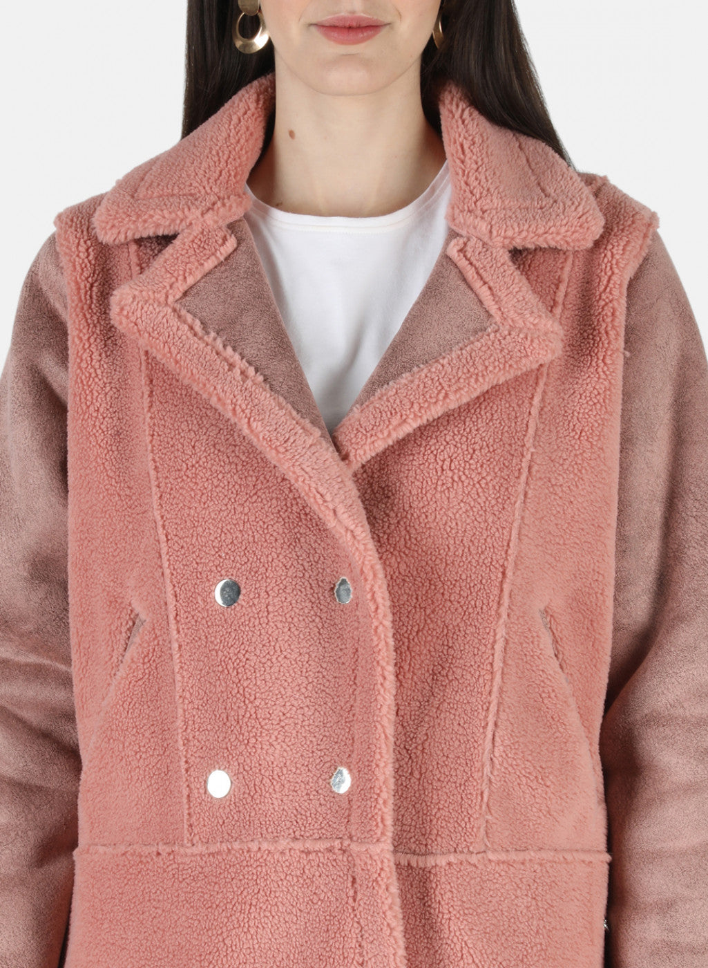 Women Pink Solid Jacket