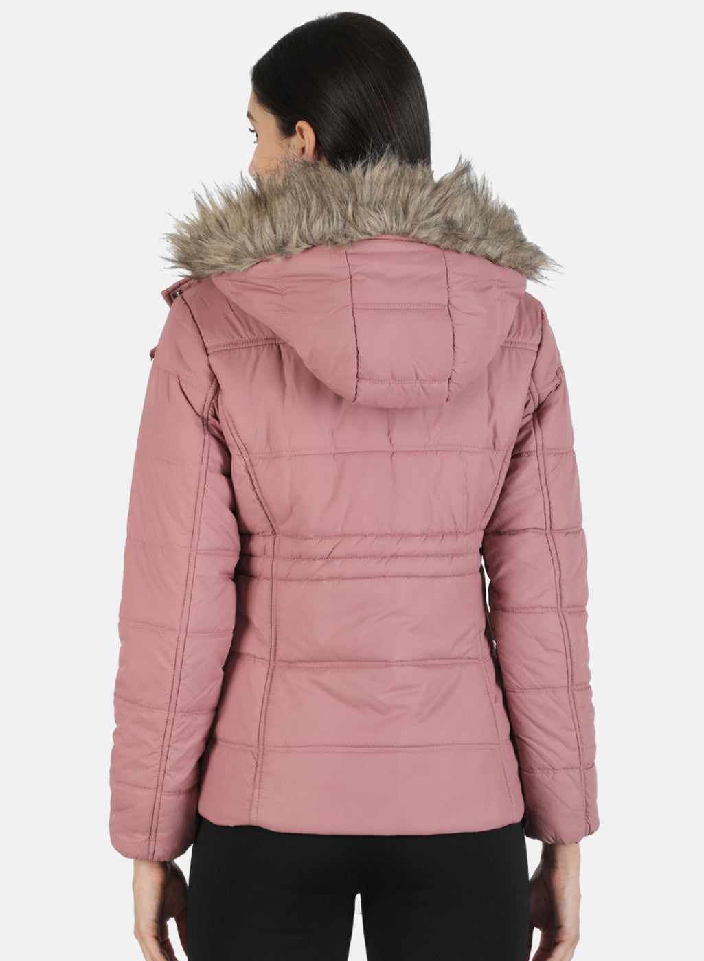 Women Pink Solid Jacket