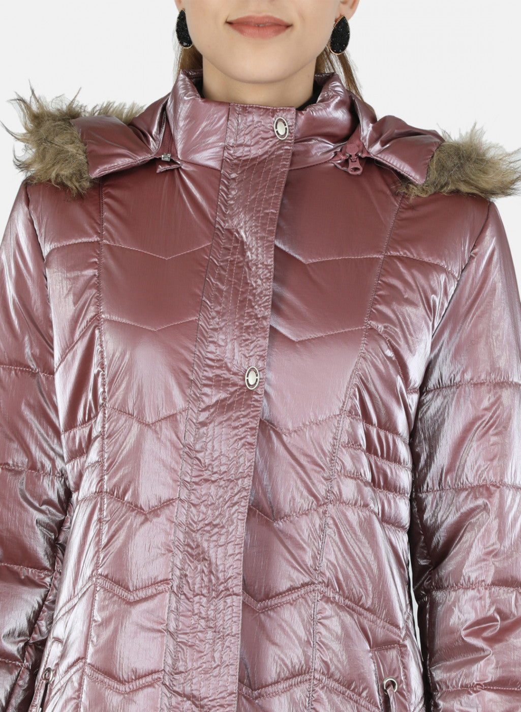 Women Pink Solid Jacket