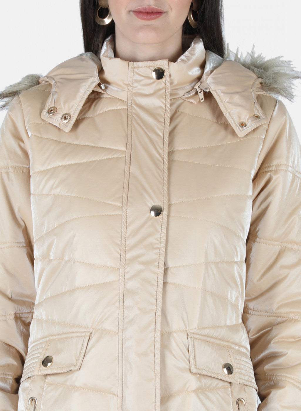 Women Brown Solid Jacket