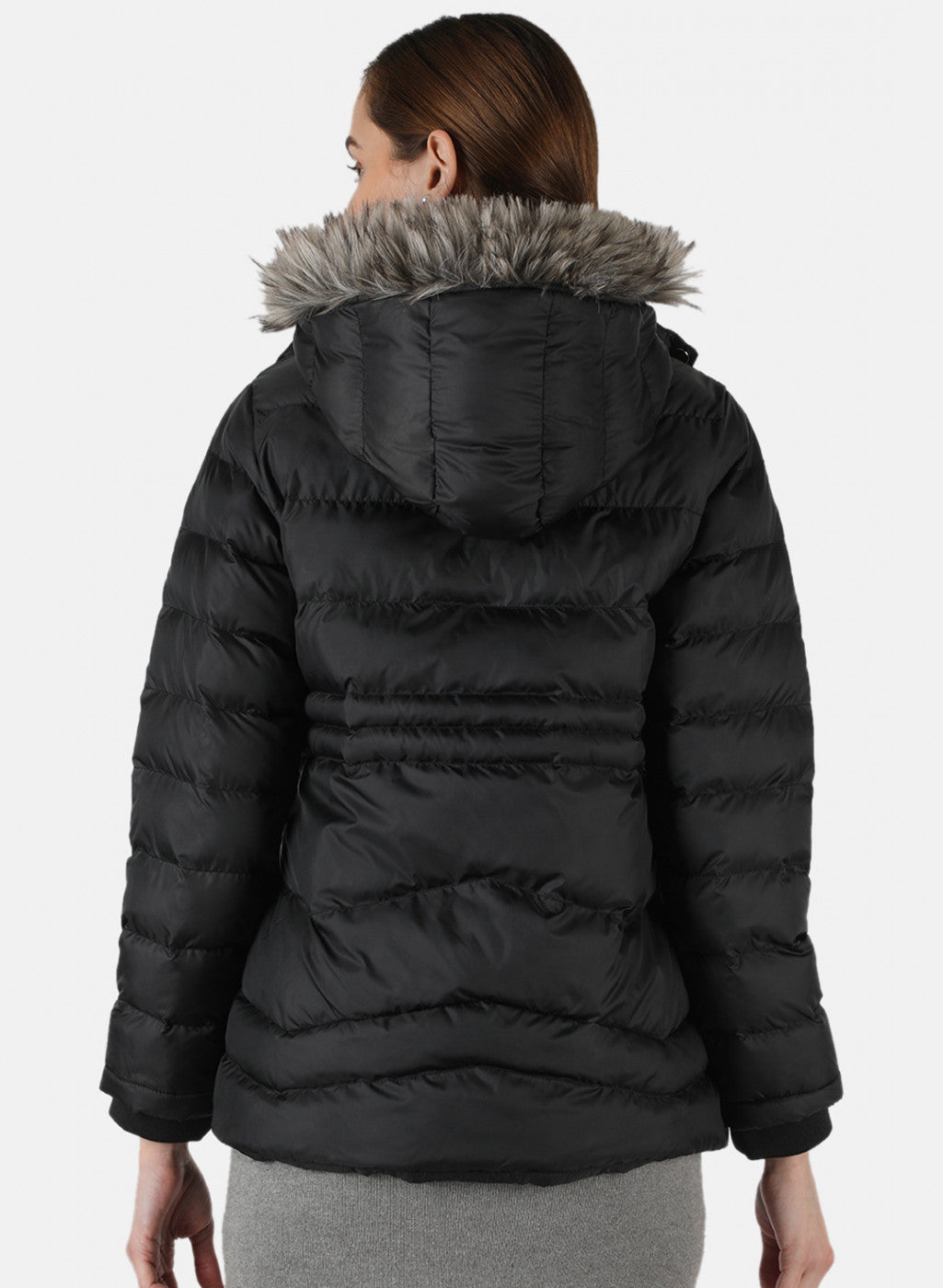 Women Black Solid Jacket