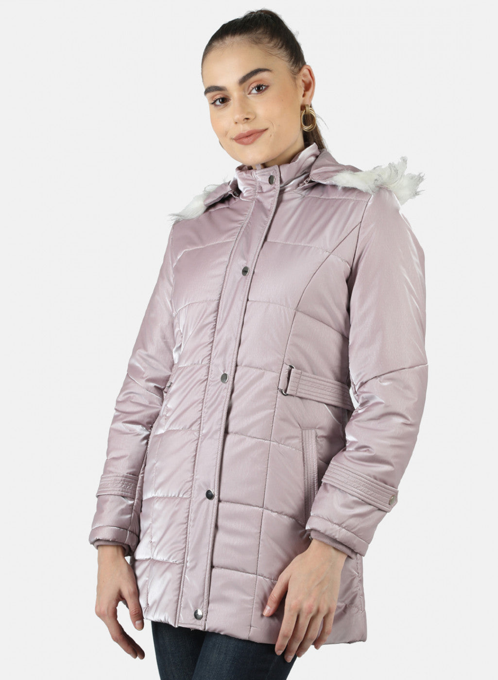 Women Pink Solid Jacket