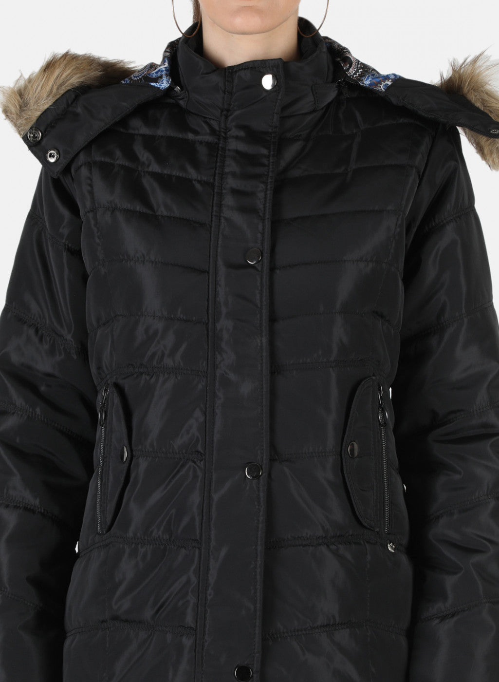 Women Black Solid Jacket