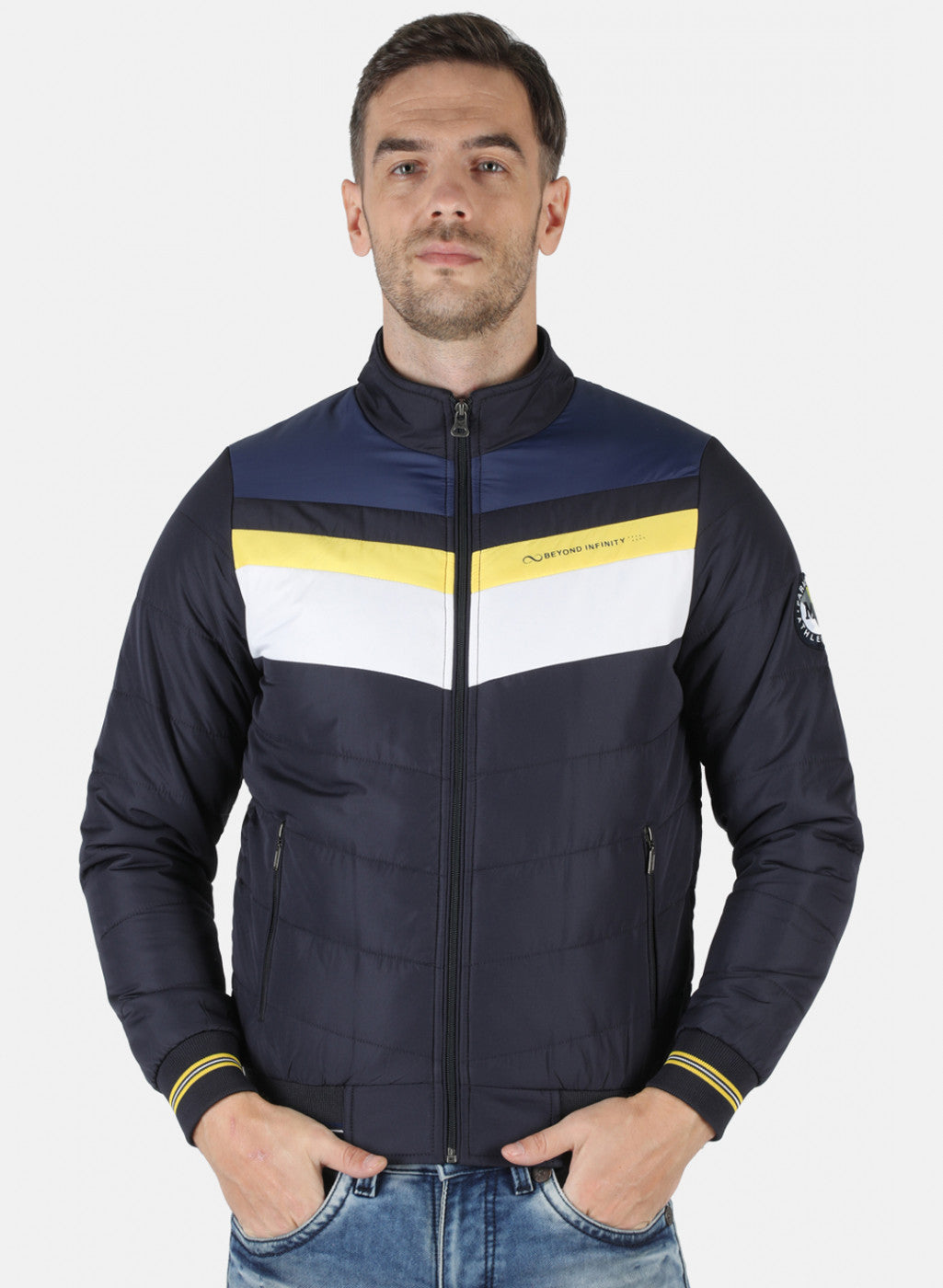 Men Multicolor Printed Jacket