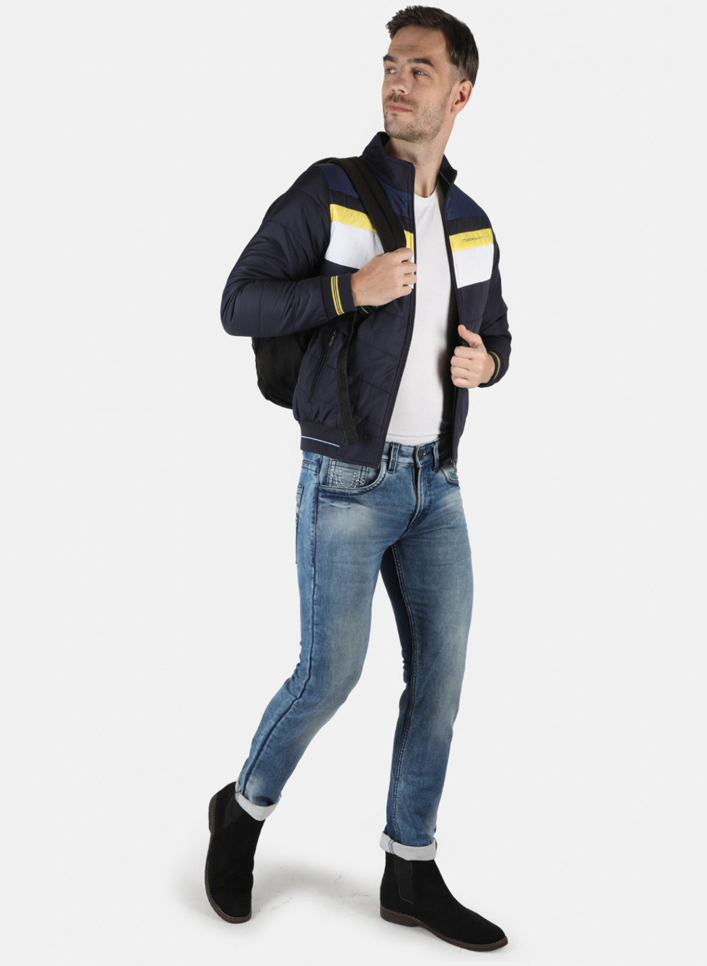 Men Multicolor Printed Jacket