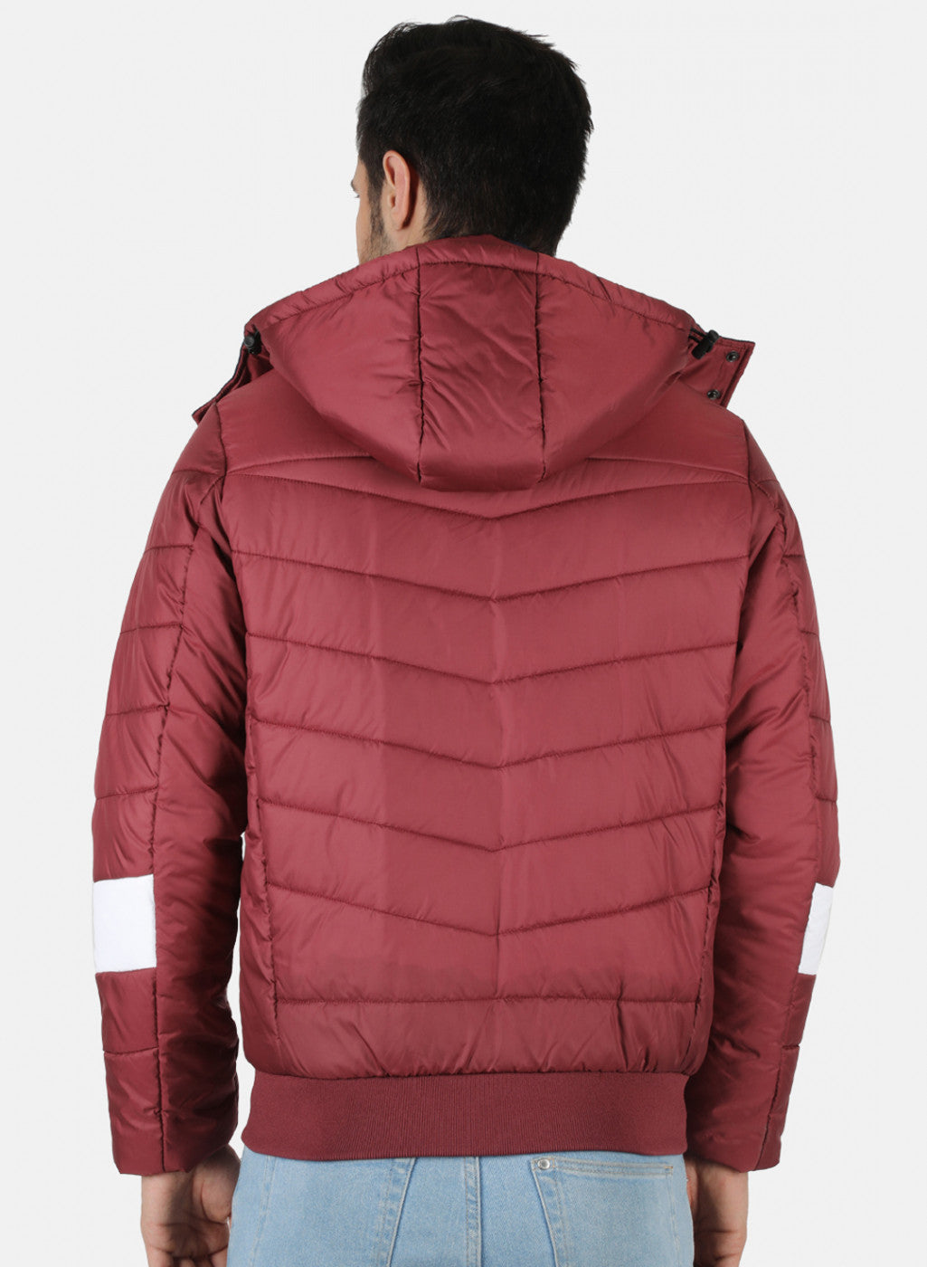 Men Red Printed Jacket