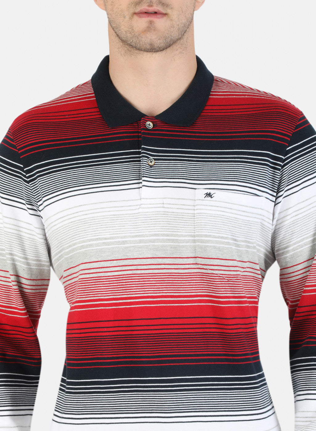 Men Maroon Stripe T-Shirt