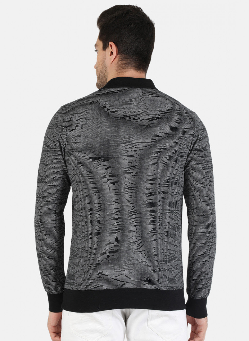 Men Black Stripe T-Shirt